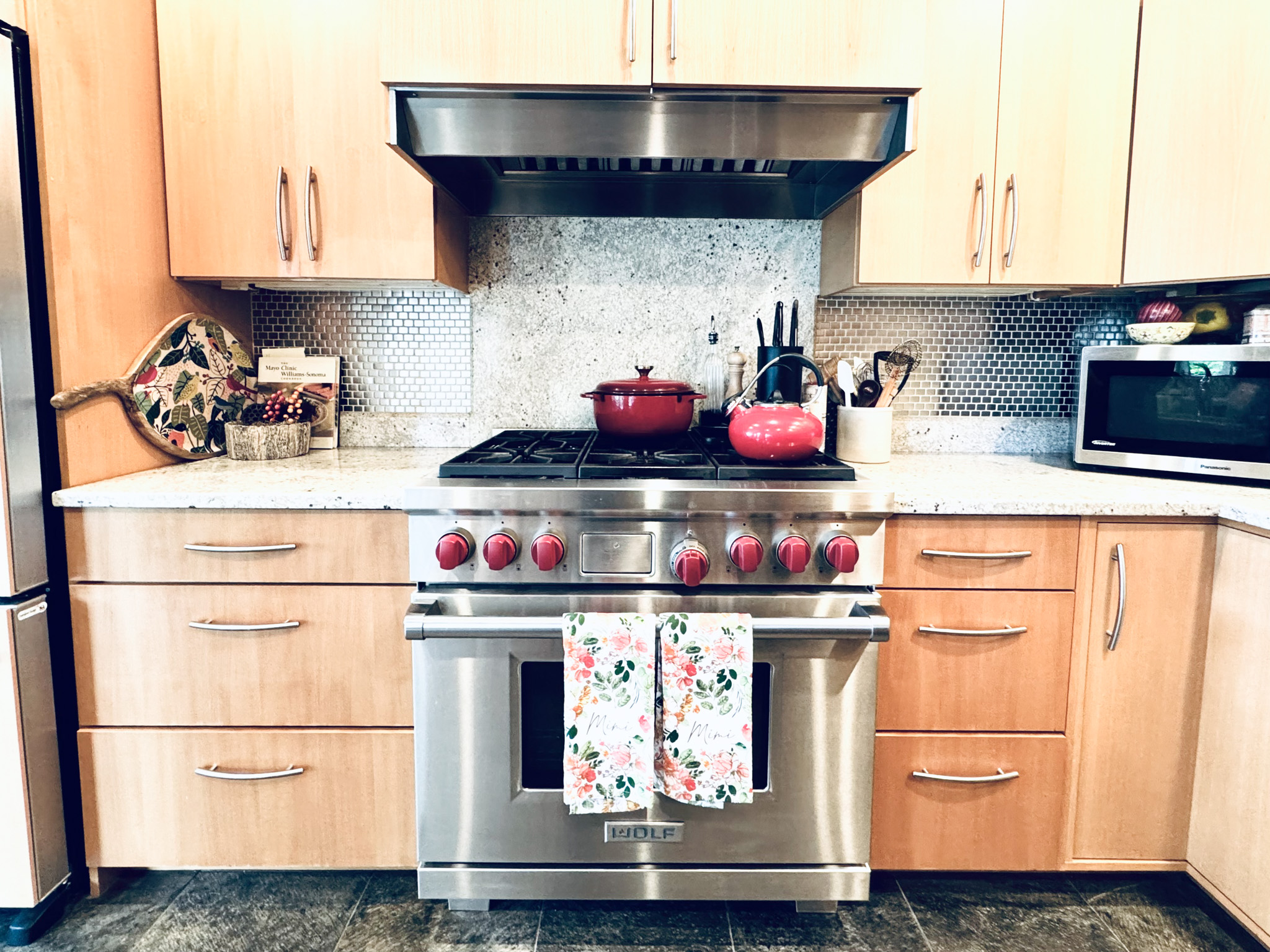 Kitchen with Wolf range